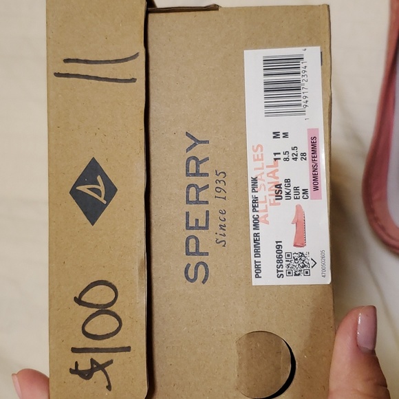 Pink Sperry Driving / Smoking Shoes - Picture 7 of 7